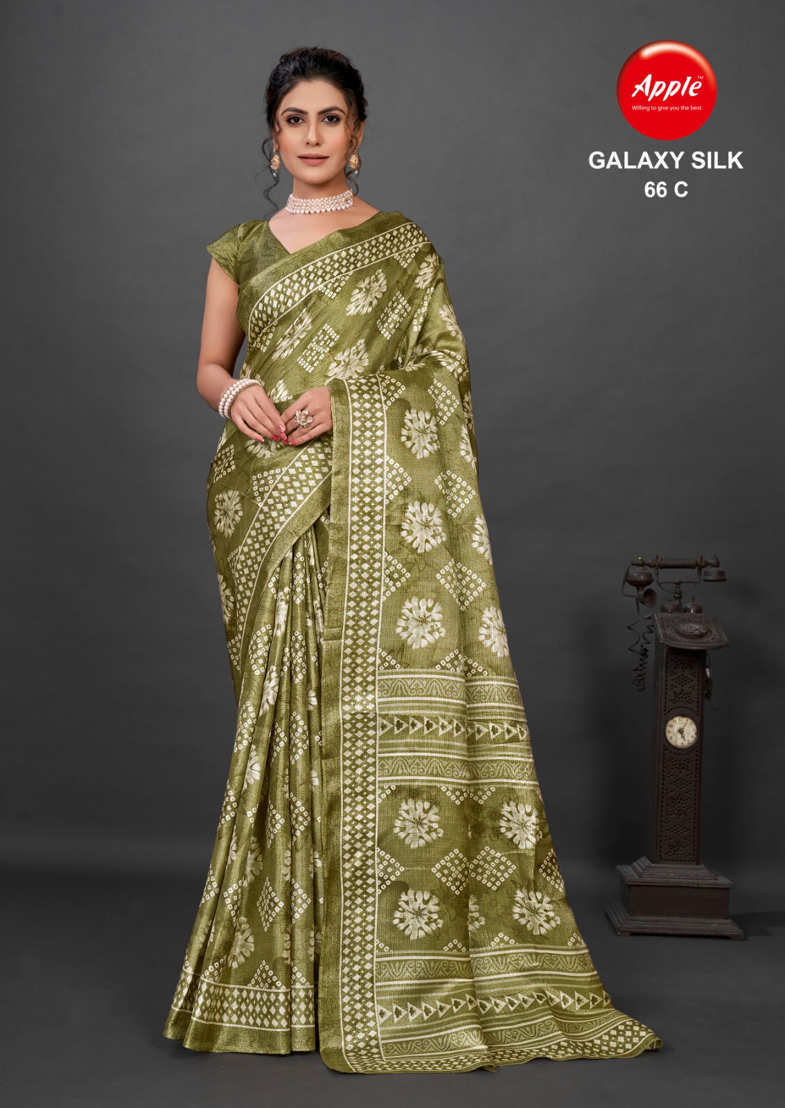 Apple Galaxy Silk 66 Daily Wear Sarees Catalog
